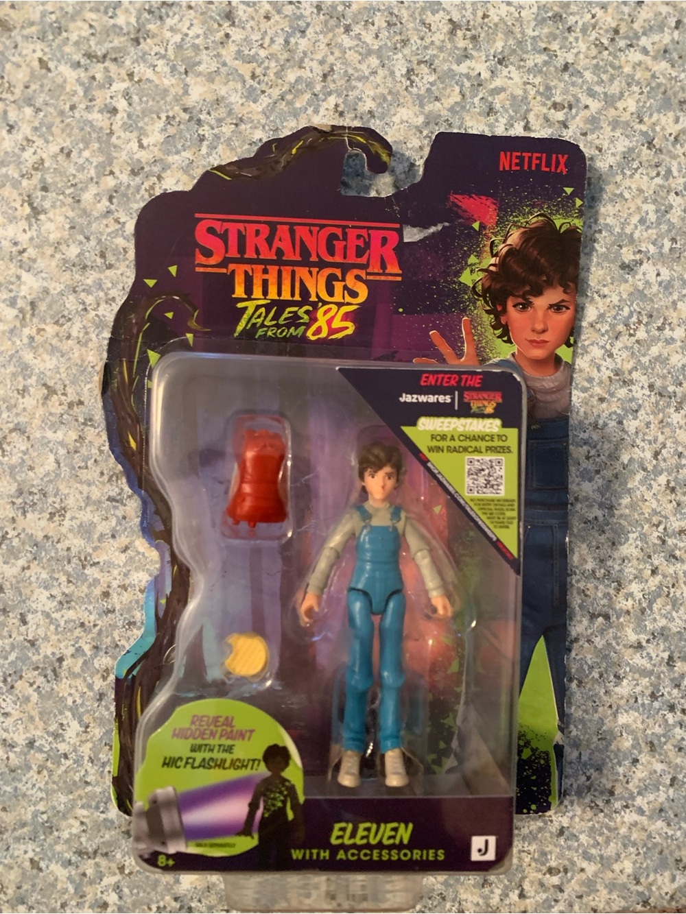 Jazwares Netflix Stranger Things Tales From ‘85 Eleven 3 1/2" Action Figure Toy